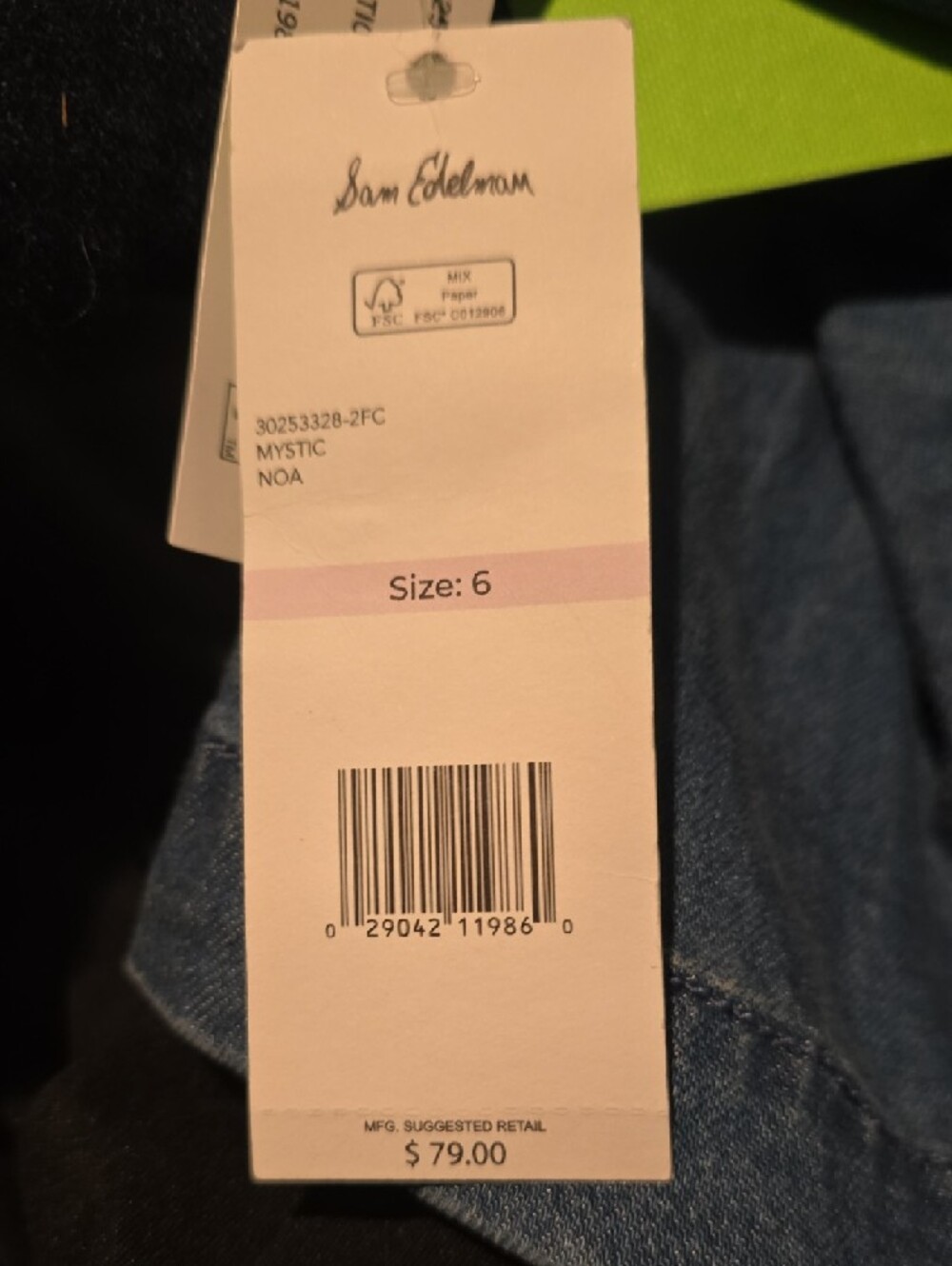 Sam Edelman dark denim shorts NWT - Picture 3 of 3
